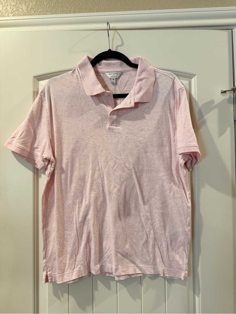 Banana Republic Light Pink Polo Shirt